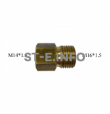 Переходник с М14*1.5 на М16*1.5 - st-e.info - Мичуринск