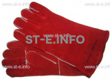 Перчатки-краги сварщика TETU 104 KEVLAR RED - st-e.info - Мичуринск