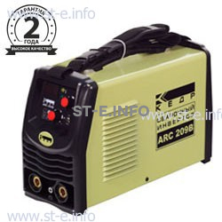 Сварочный инвертор ARC-209B, 220В - st-e.info - Мичуринск