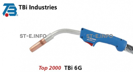 Горелка для полуавтоматической сварки TBI 6G-S-blue-ESG, длина 4 метра - st-e.info - Мичуринск