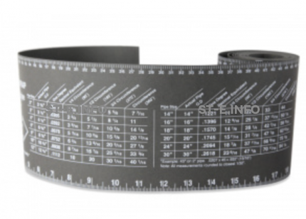 Лента для разметки труб 128mm*2500mm - st-e.info - Мичуринск