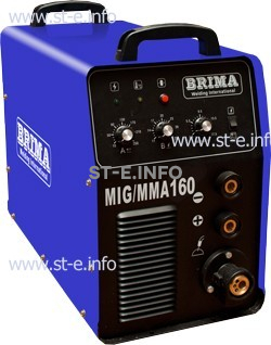 Сварочный полуавтомат инверторный одноблочный Brima MIG/MMA-160 - st-e.info - Мичуринск