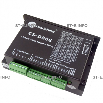  Серводрайвер шаговый CS-D808 Leadshine - st-e.info - Мичуринск