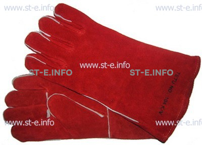 Перчатки-краги сварщика TETU 104 KEVLAR RED - st-e.info - Мичуринск